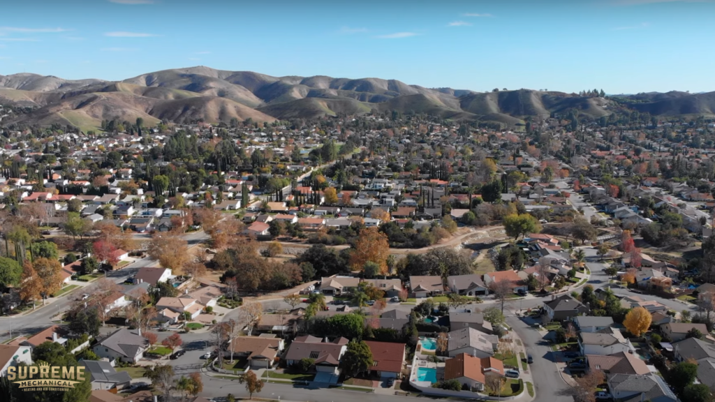 HVAC Area Served - HVAC Services near Oak Park, CA- Supreme Mechanical - Winnetka, CA