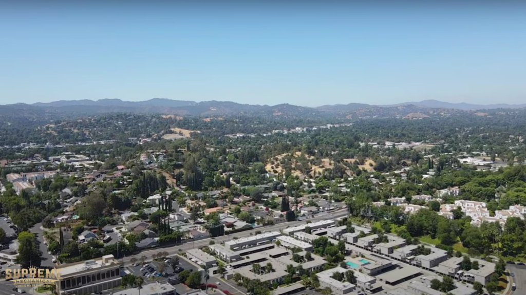 HVAC Area Served - HVAC Services near West Hills, CA- Supreme Mechanical - Winnetka, CA