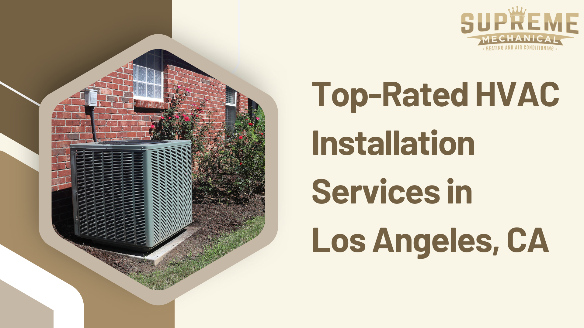 HVAC Services - HVAC Installation - Supreme Mechanical - Winnetka, CA