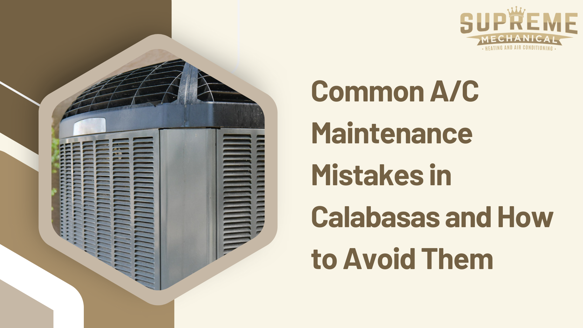 A/C Maintenance near Calabasas 5- Supreme Mechanical