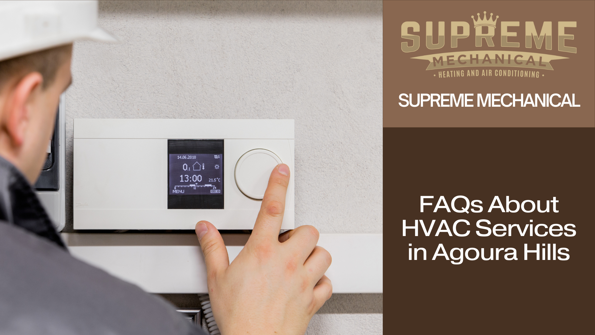 HVAC Services near Agoura Hills 5- Supreme Mechanical