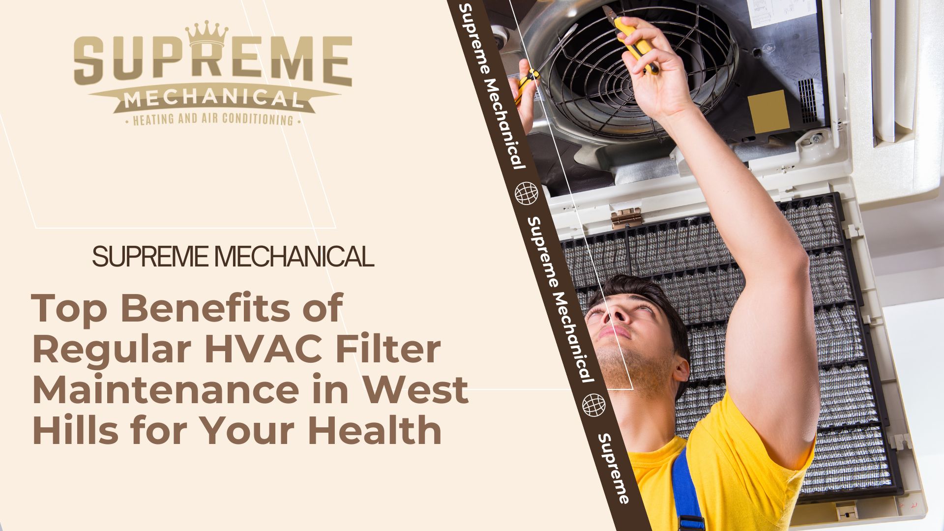 HVAC Filter Maintenance near West Hills 2 - Supreme Mechanical