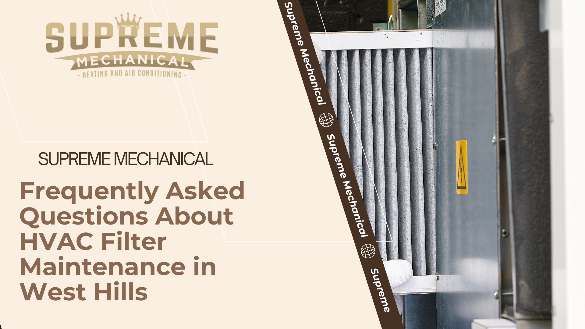 HVAC Filter Maintenance near West Hills 5 - Supreme Mechanical