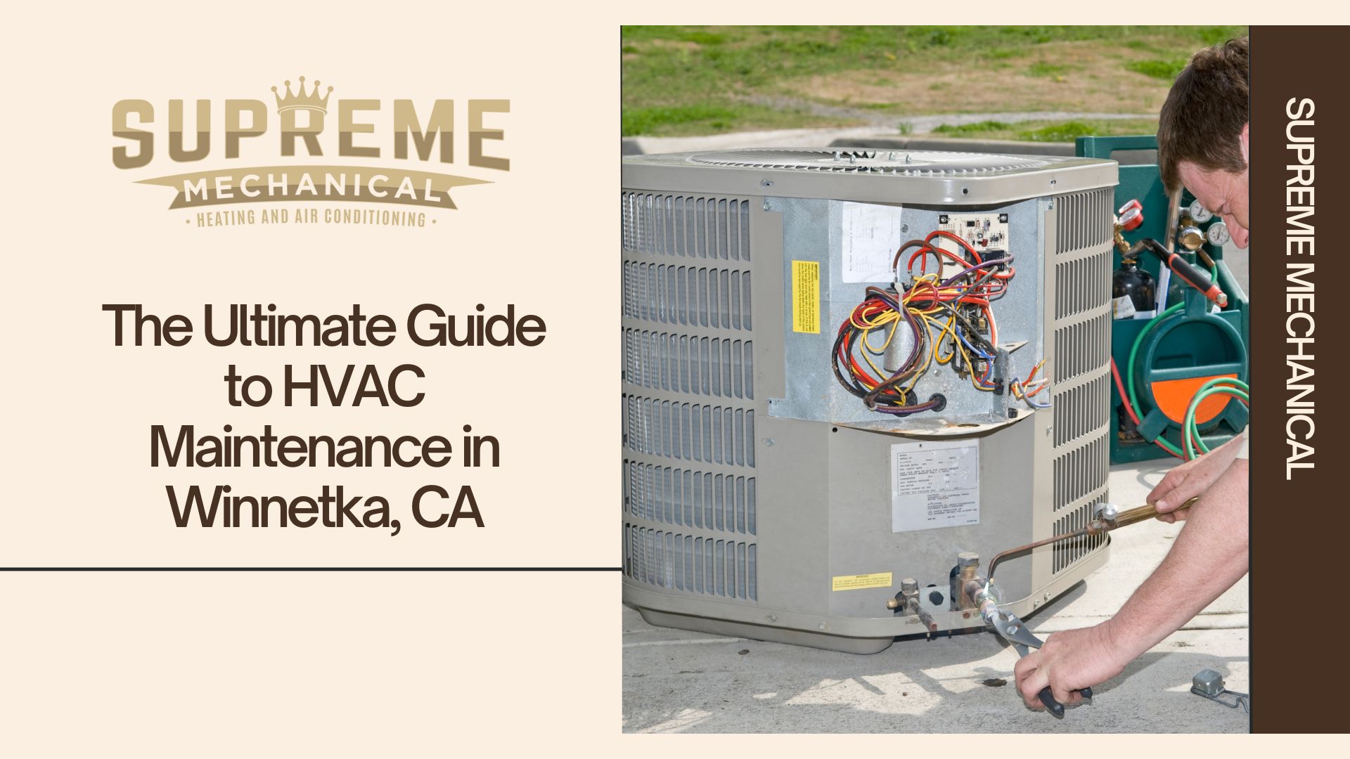 HVAC Maintenance_near Winnetka 1- Supreme Mechanical