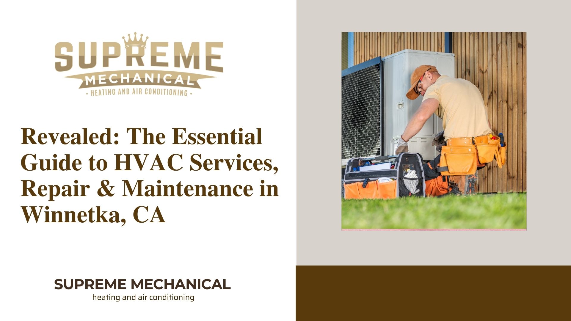 HVAC Services near Winnetka - Supreme Mechanical